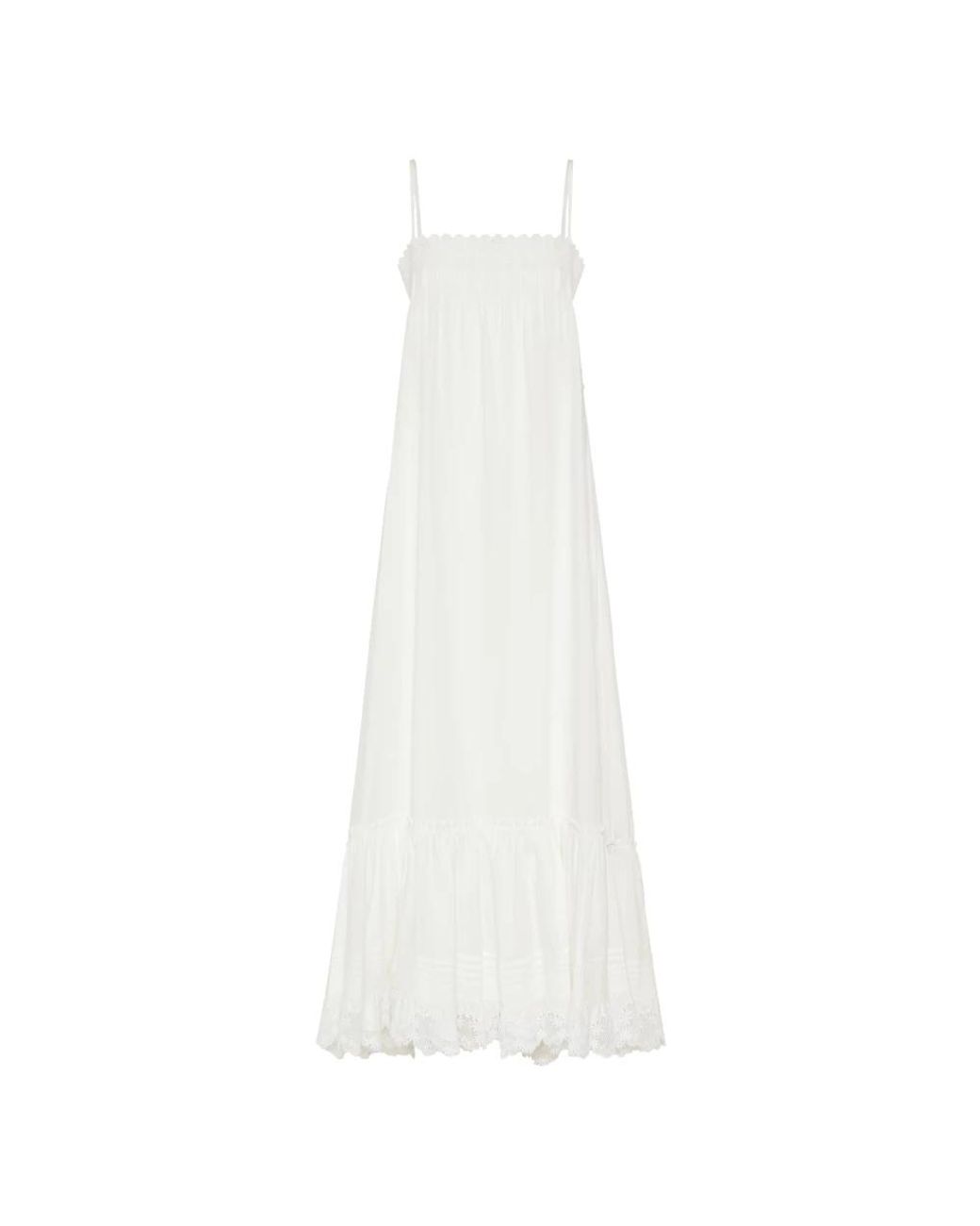 Saint Laurent White Gowns