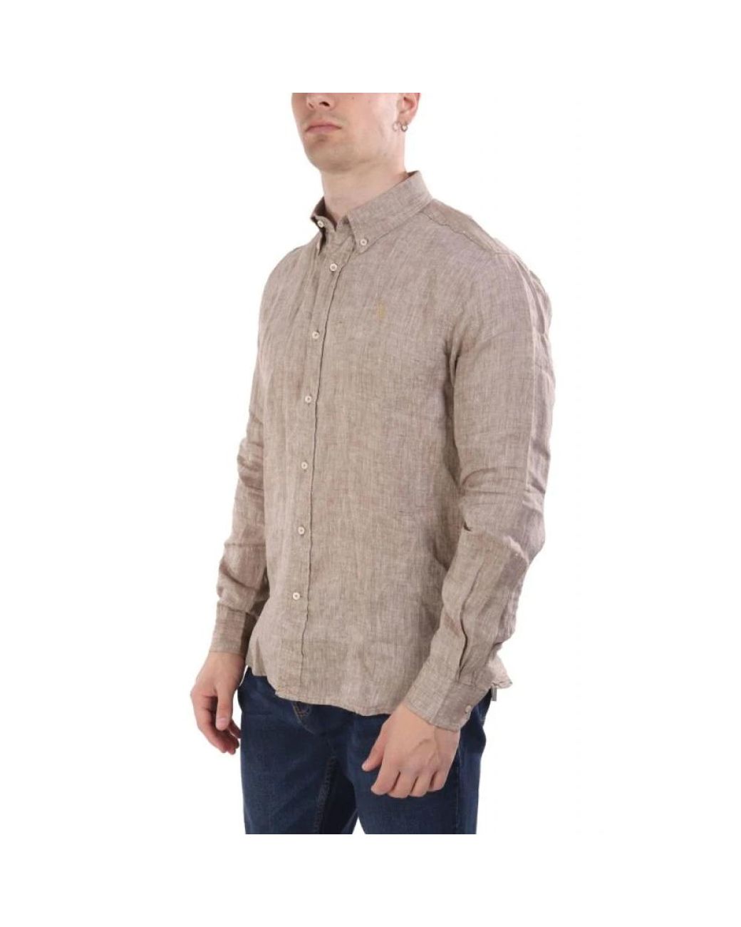 U.S. POLO ASSN. Gray Casual Shirts for men