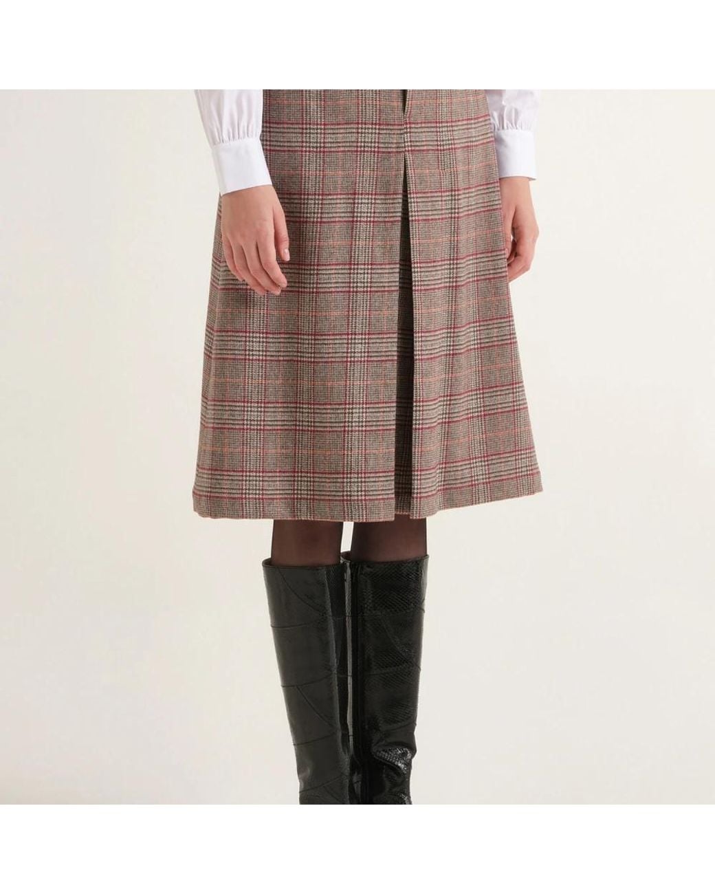 Maliparmi Brown Midi Skirts