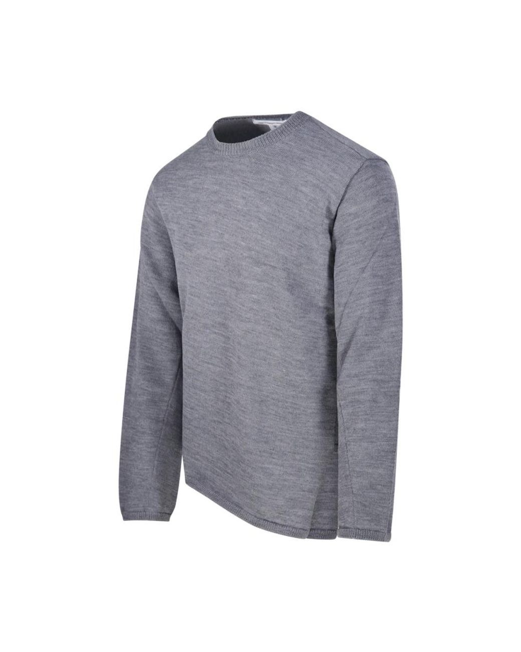 Comme des Garçons Gray Round-Neck Knitwear for men