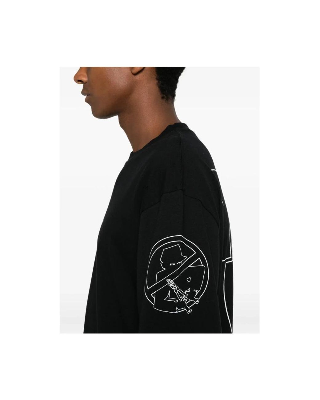 Off-White c/o Virgil Abloh Black T-Shirts for men