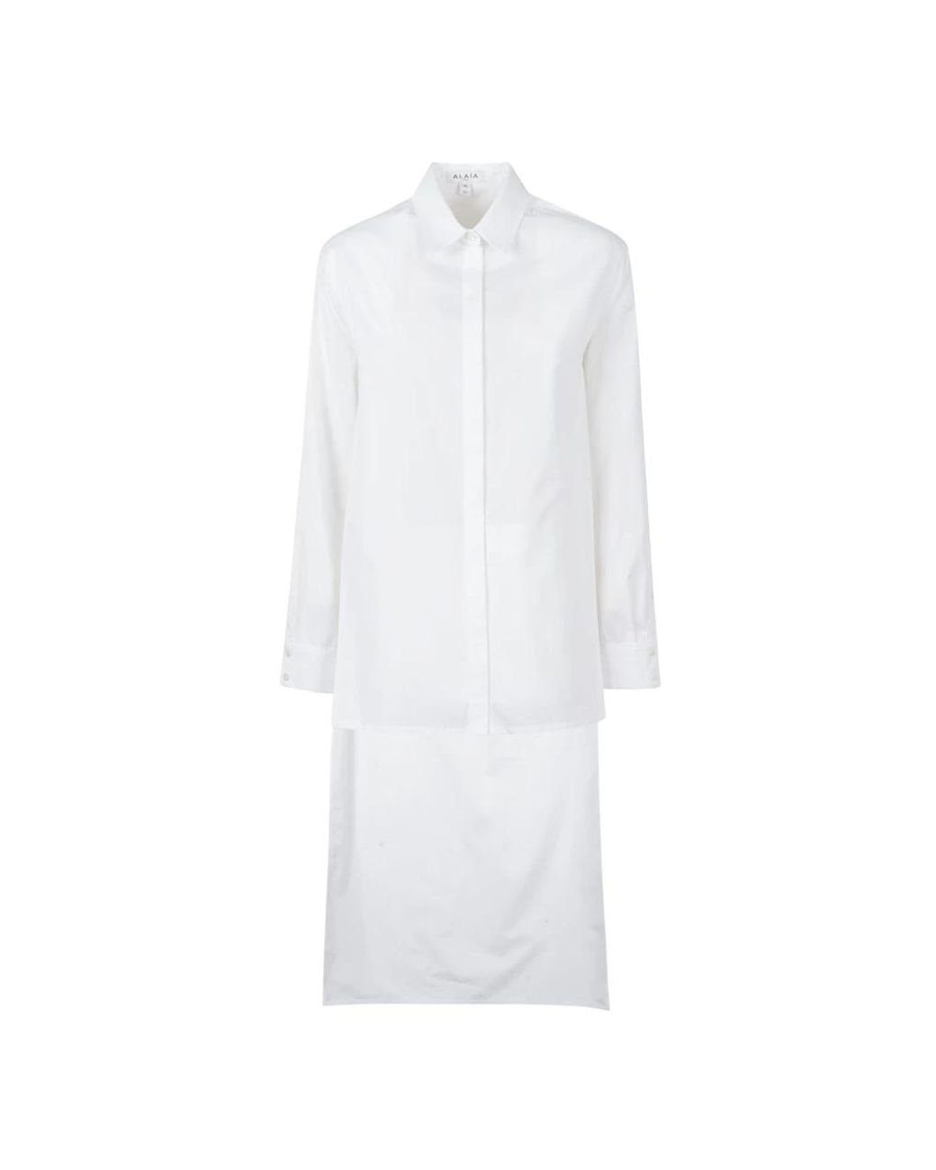 Alaïa White Shirt Dresses