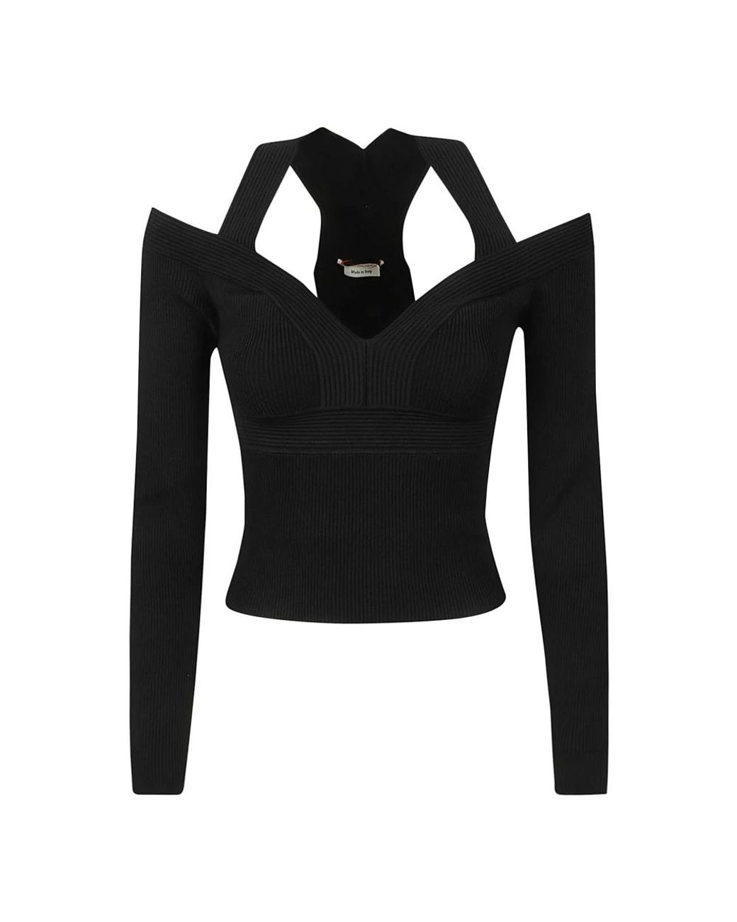 McQueen Black Long Sleeve T-Shirts