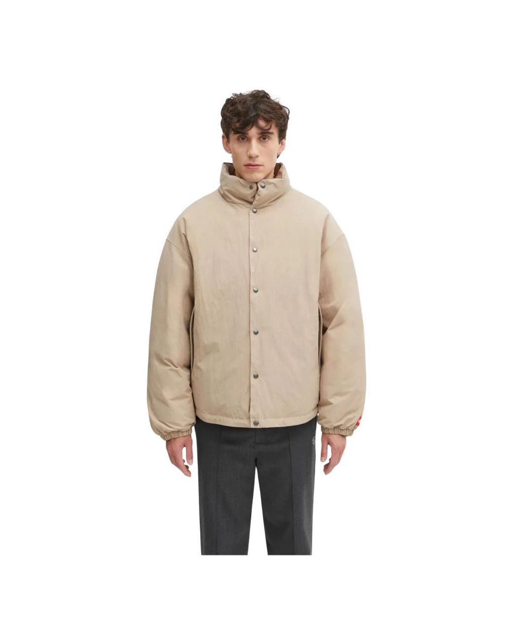 The North Face Box Down Jacket in het Natural voor heren