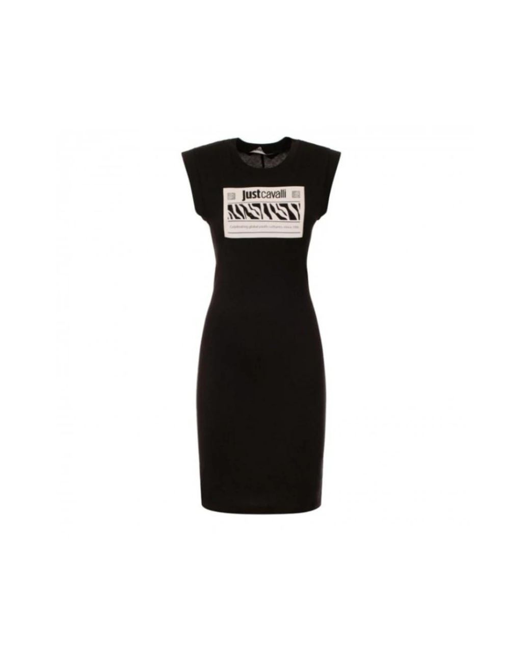 Just Cavalli Black Short Dresses