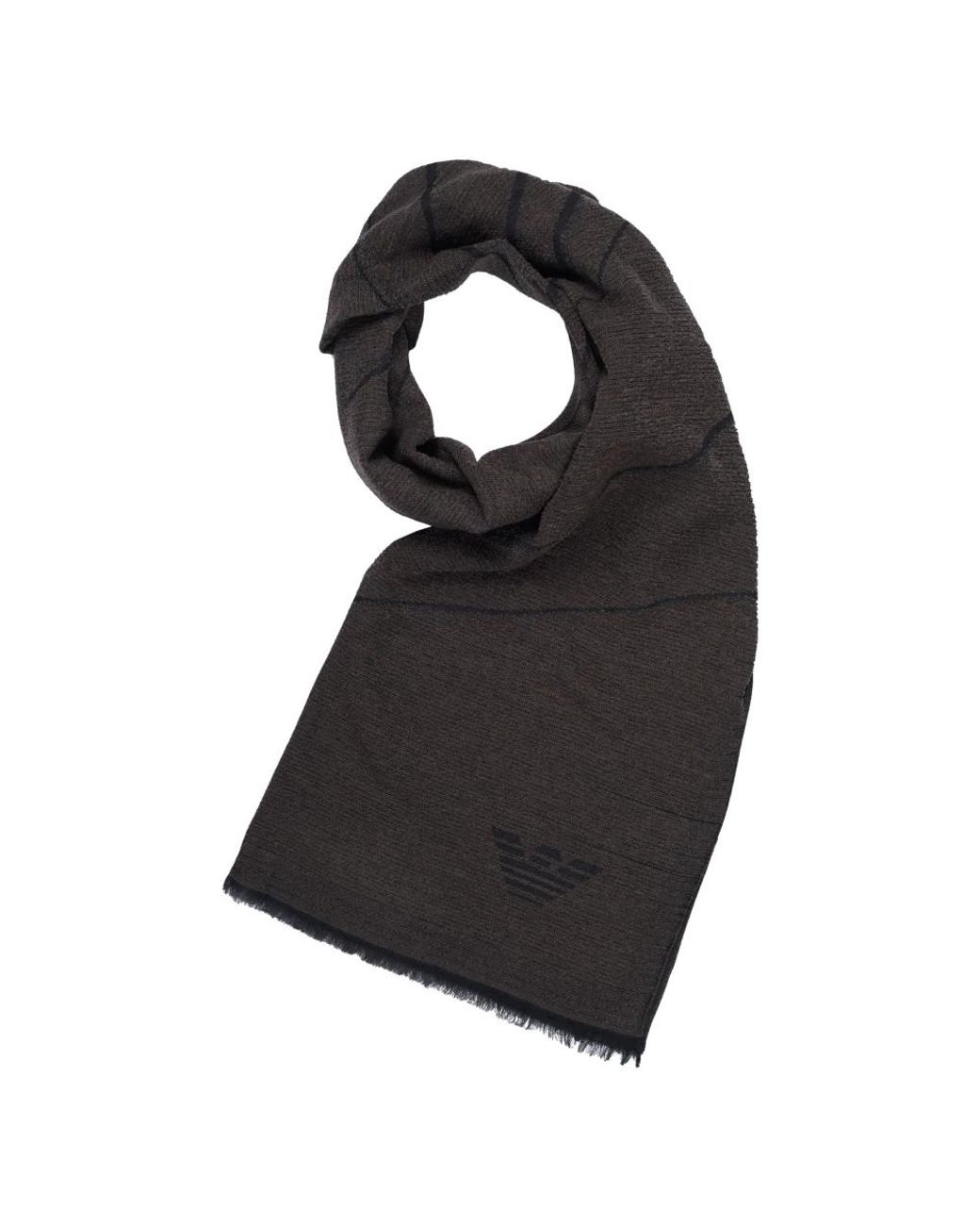 Armani Winter Schal in Black für Herren