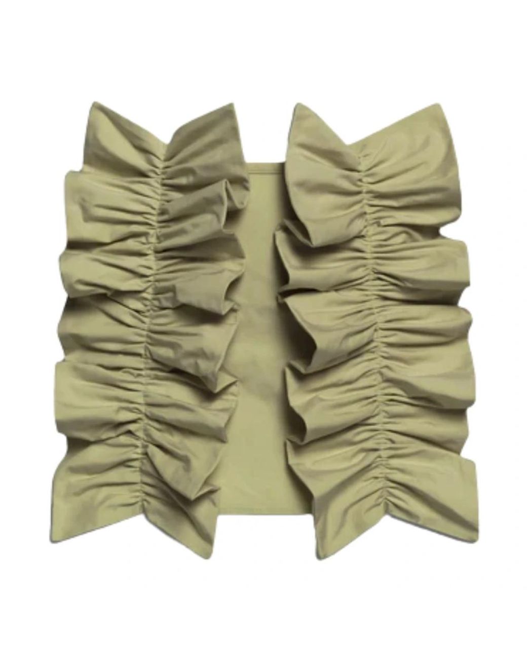 WEILI ZHENG Green Blouses