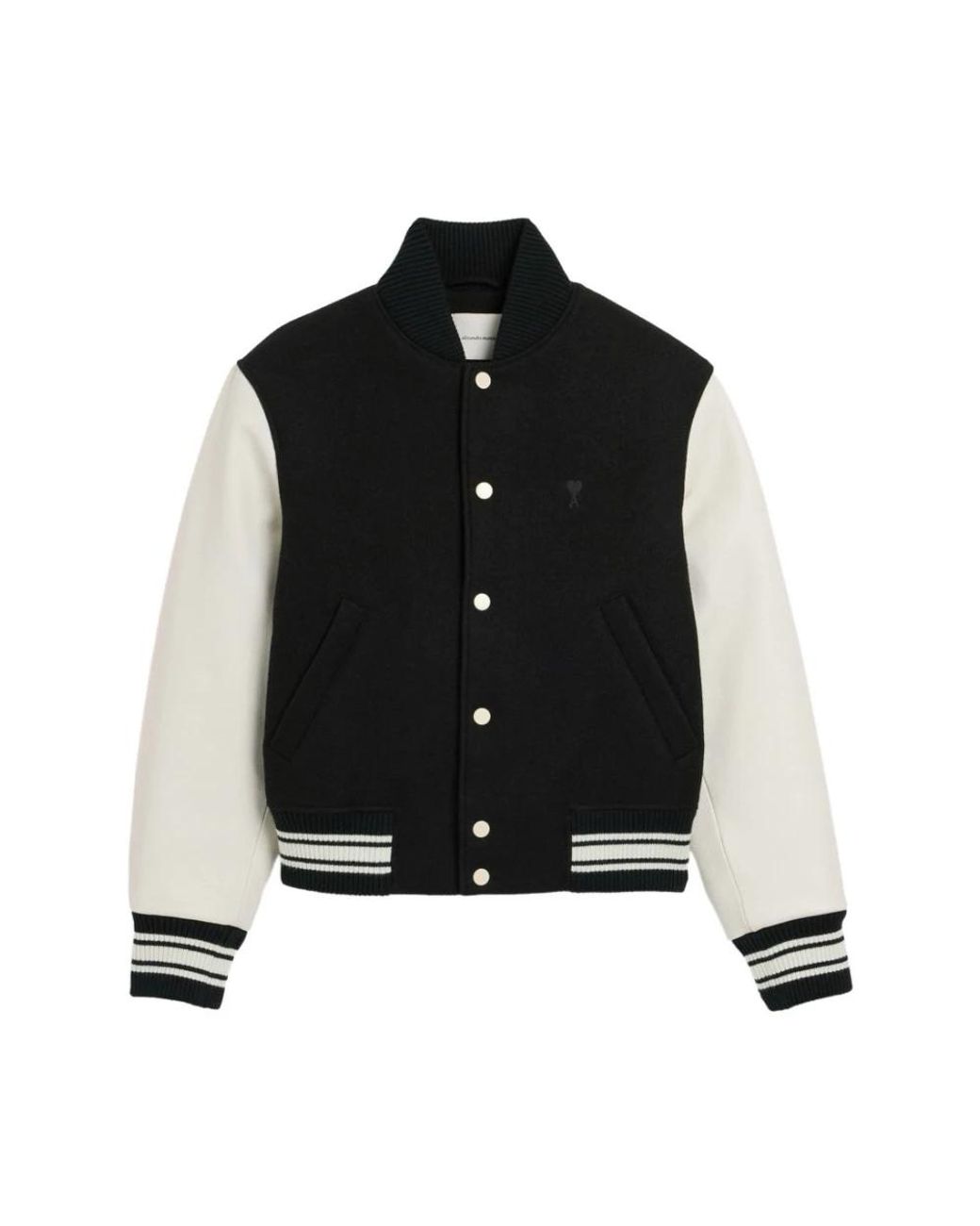 AMI Black Bomber Jackets for men