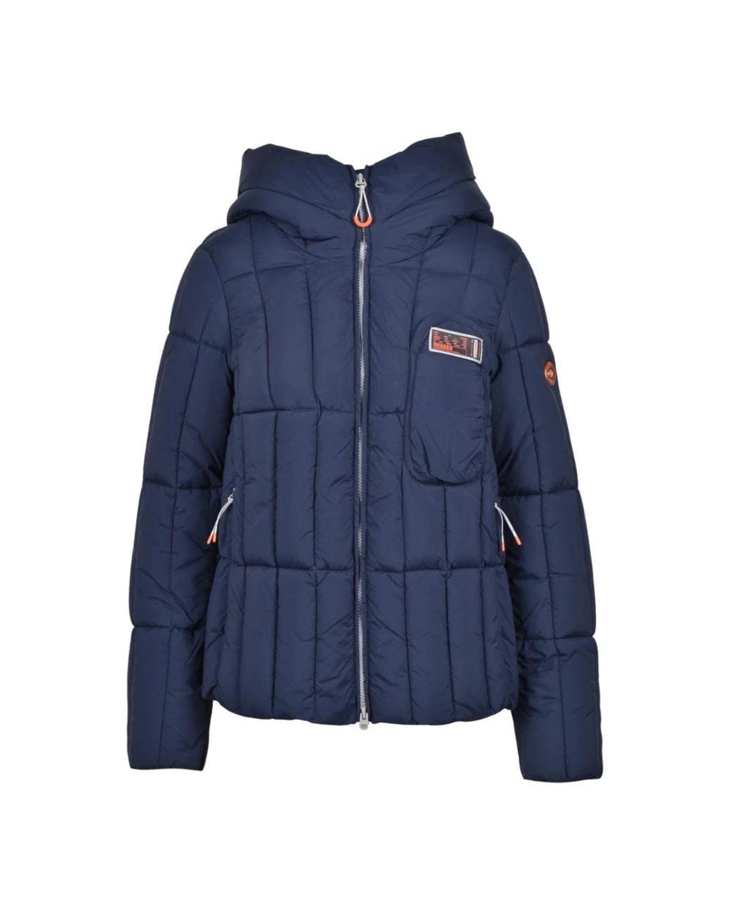 Dekker Jassen ,Blauw ,Leer Mina Down Jacket in het Blue