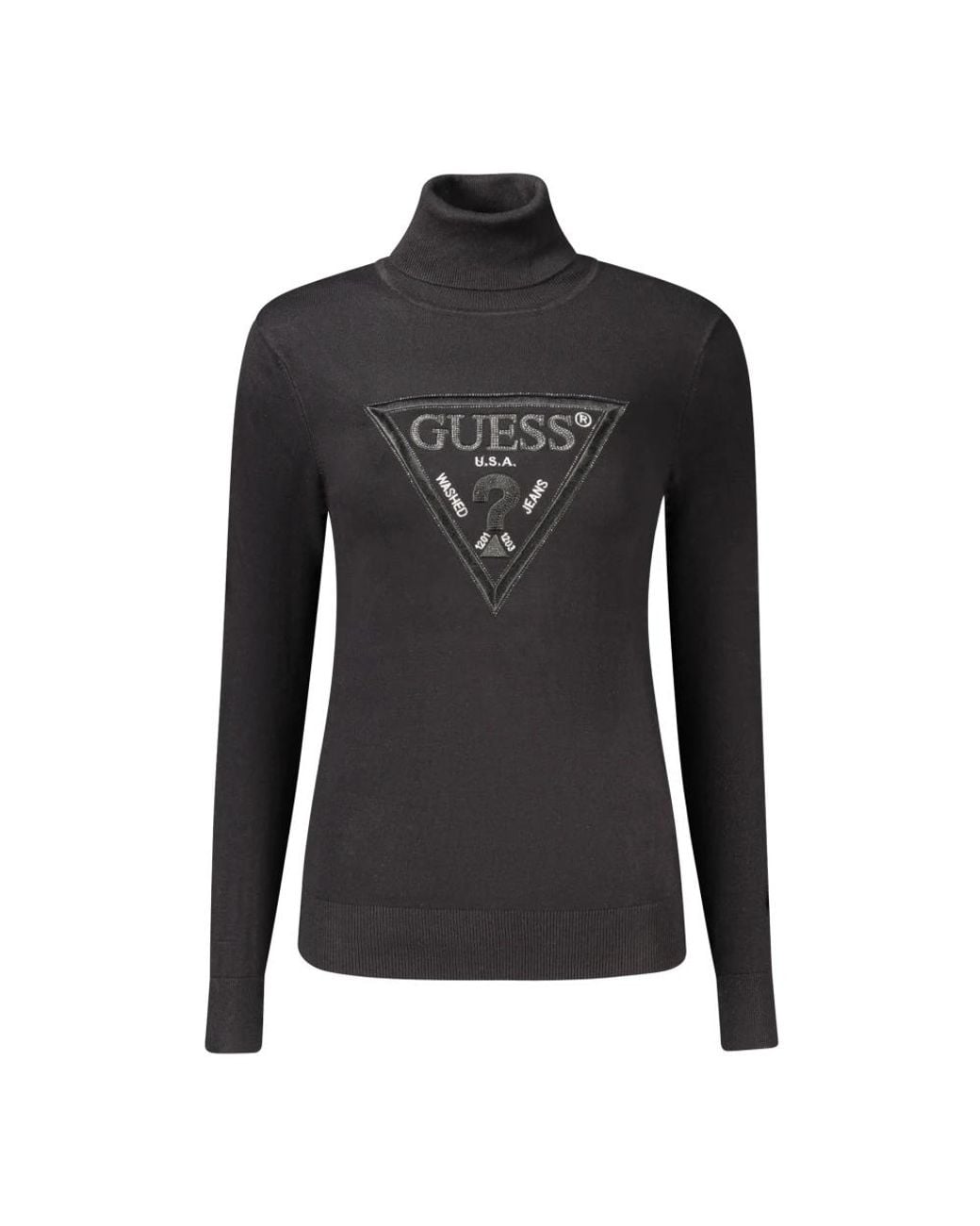 Guess Black Turtlenecks