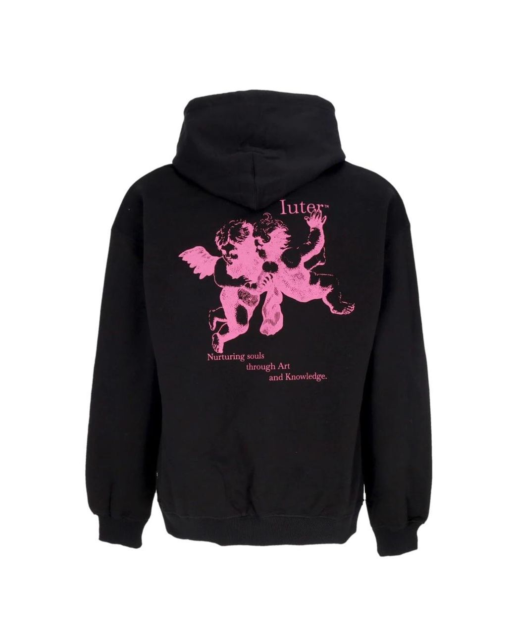 Iuter Black Hoodies for men