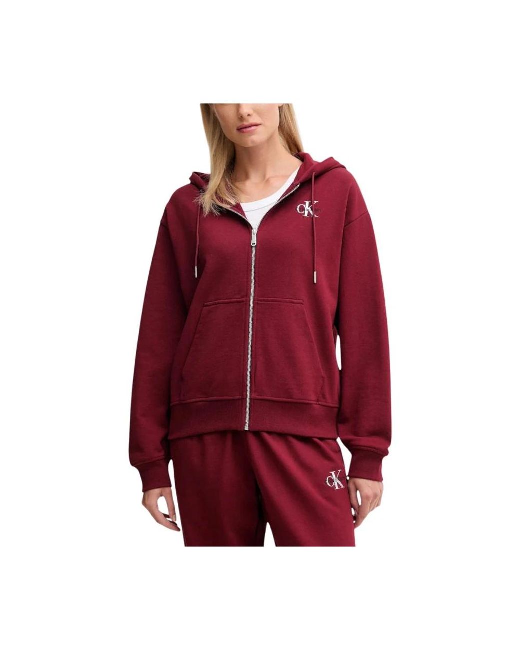 Calvin Klein Red Zip-Throughs