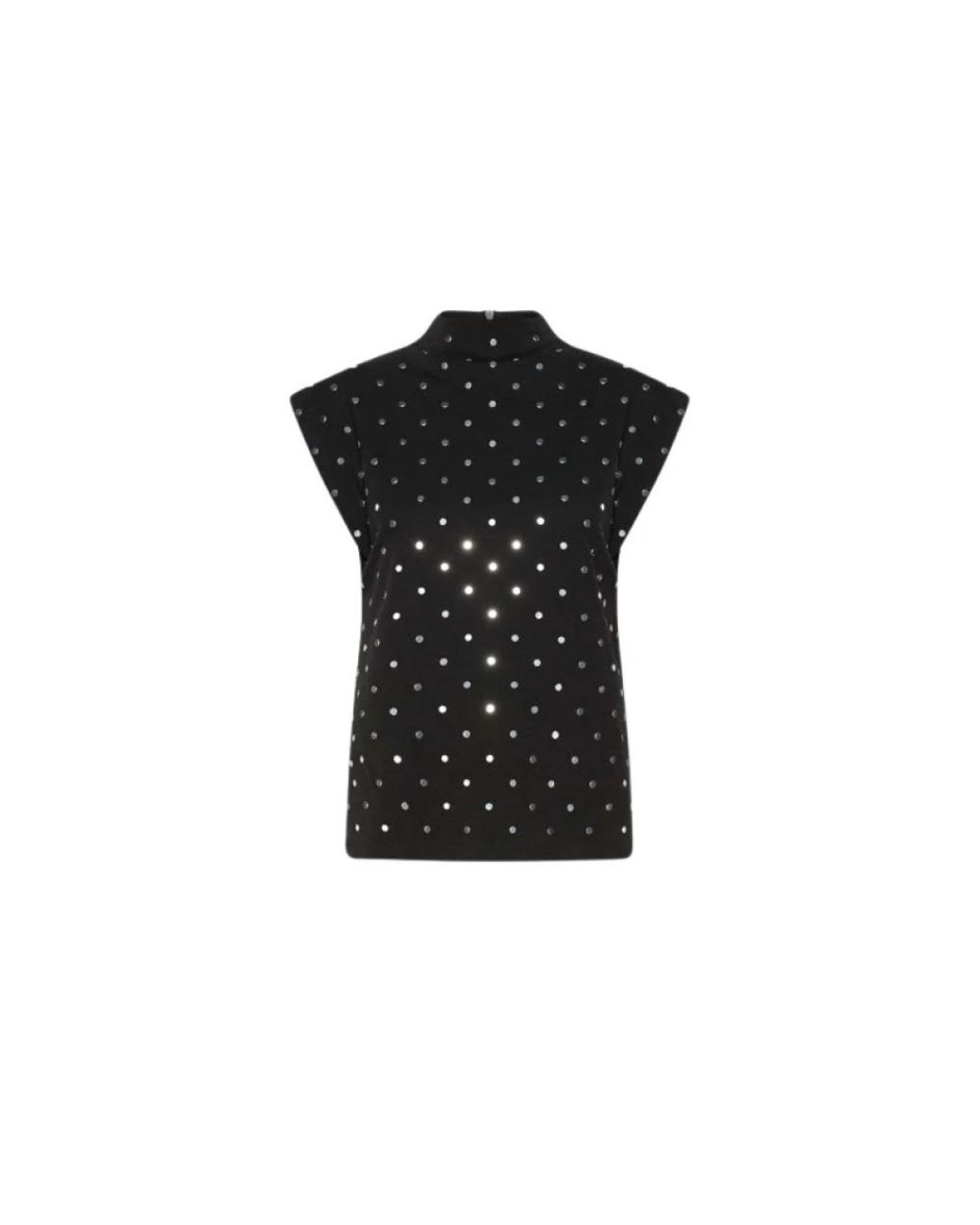 Marella Black Sleeveless Tops
