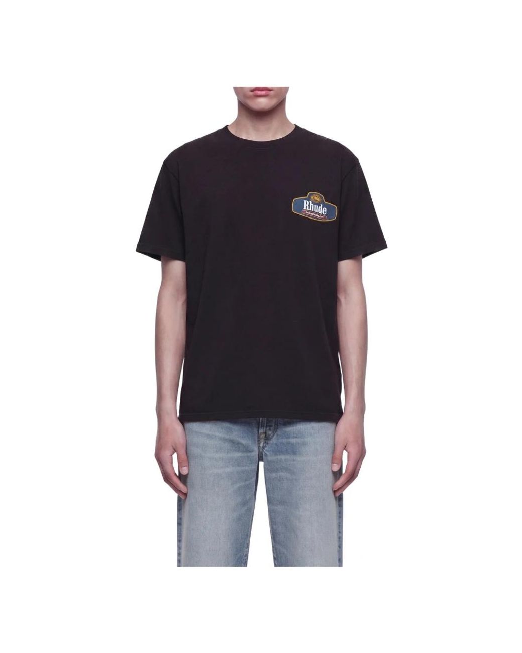 Rhude Black T-Shirts for men