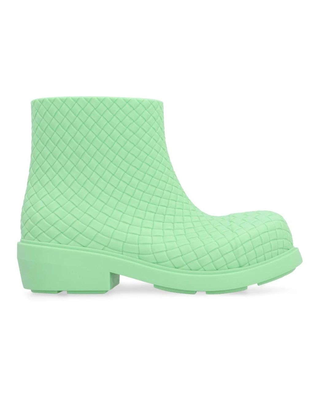 Bottega Veneta Green Rain Boots