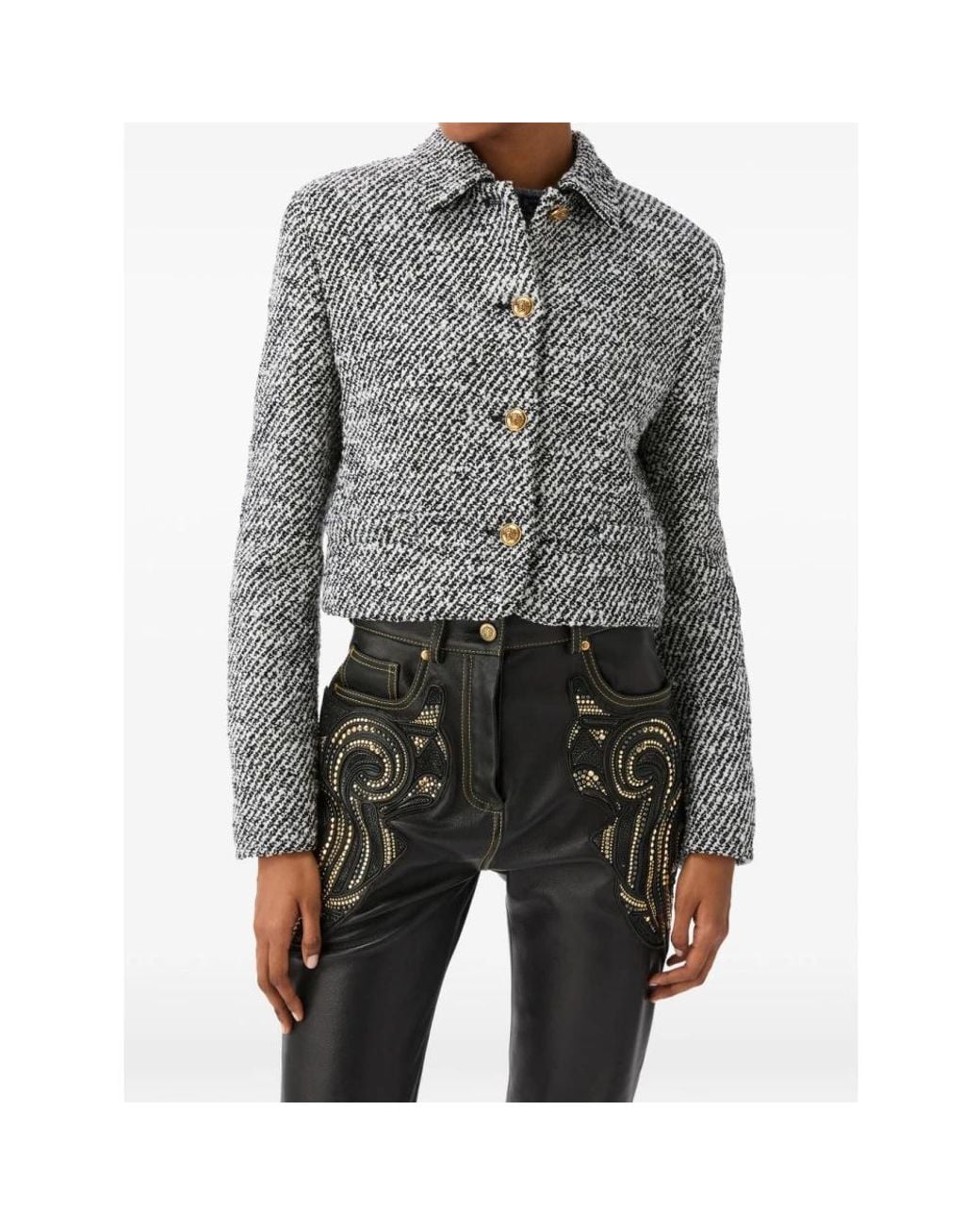 Versace Gray Light Jackets