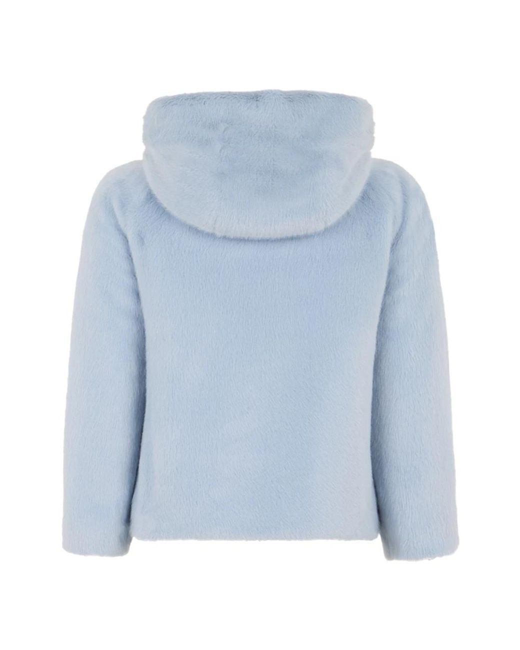 Herno Blue Faux Fur & Shearling Jackets