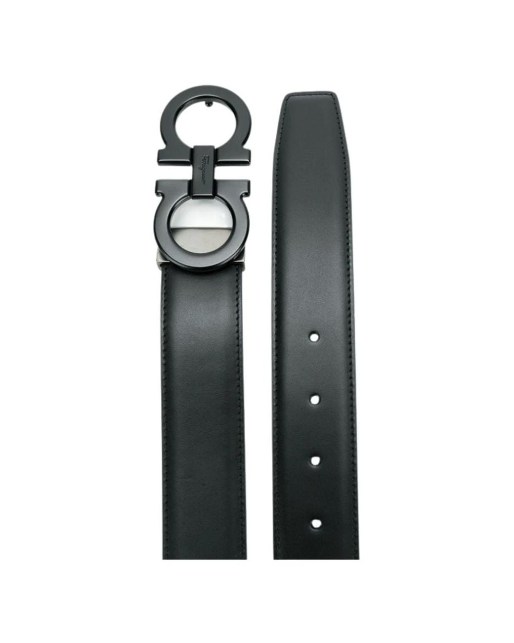 Ferragamo Black Belts for men