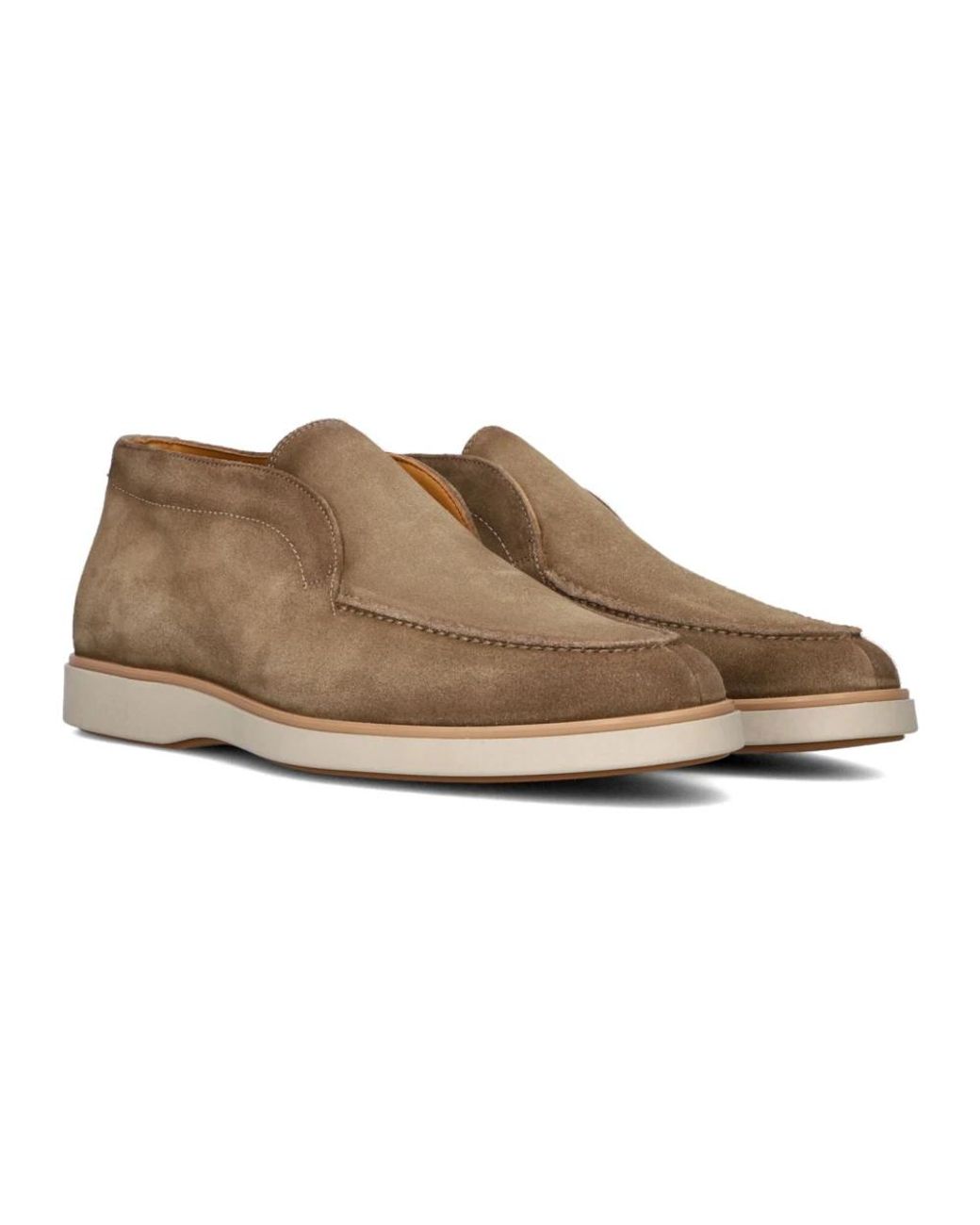 Magnanni Shoes Brown Loafers for men