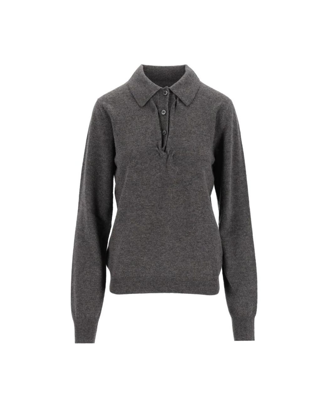 Maison Margiela Gray Round-Neck Knitwear