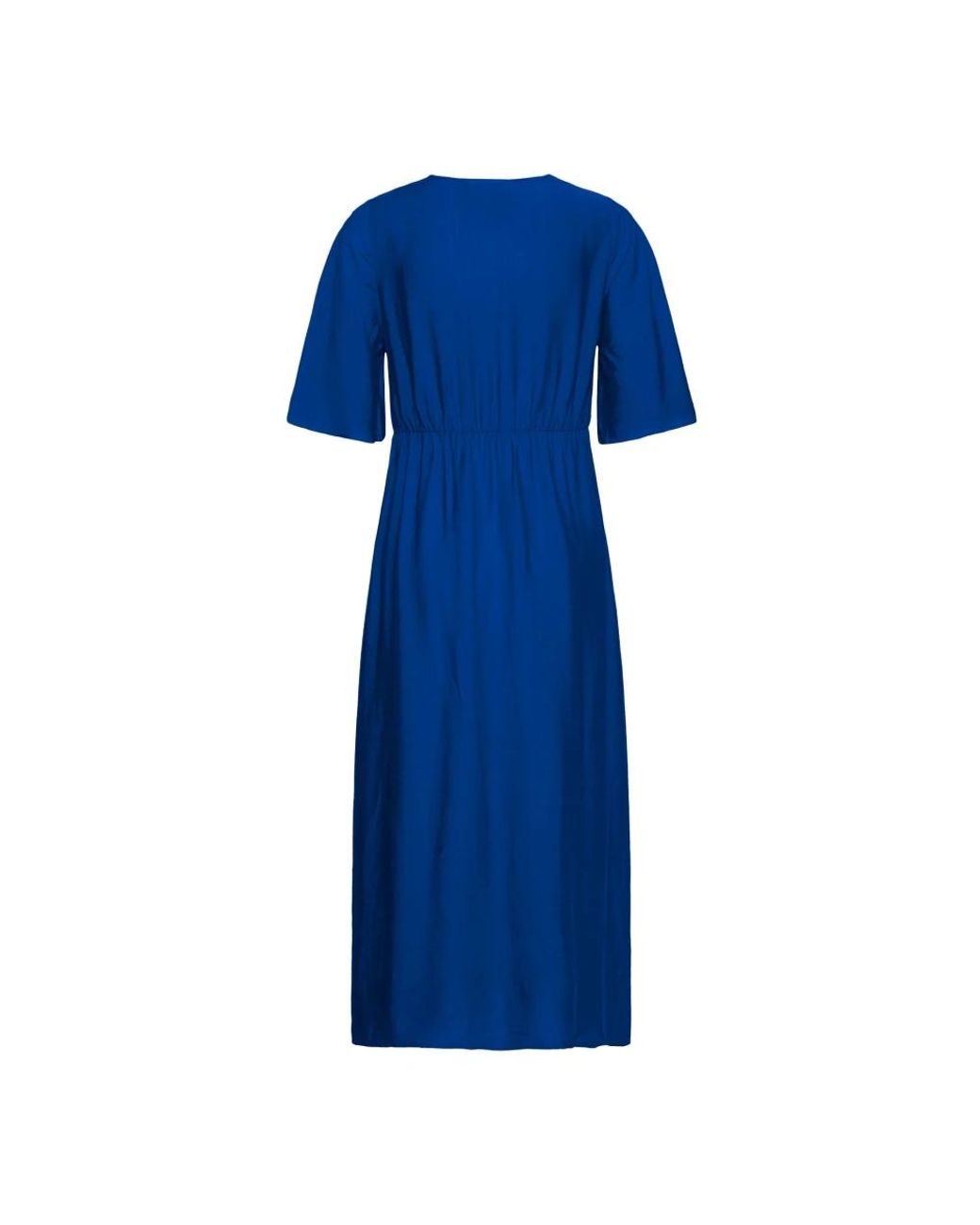 Midi Dresses Ichi de color Blue