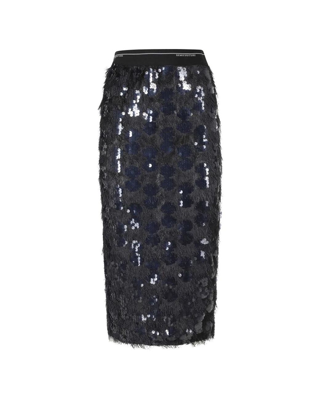 Semicouture Black Midi Skirts