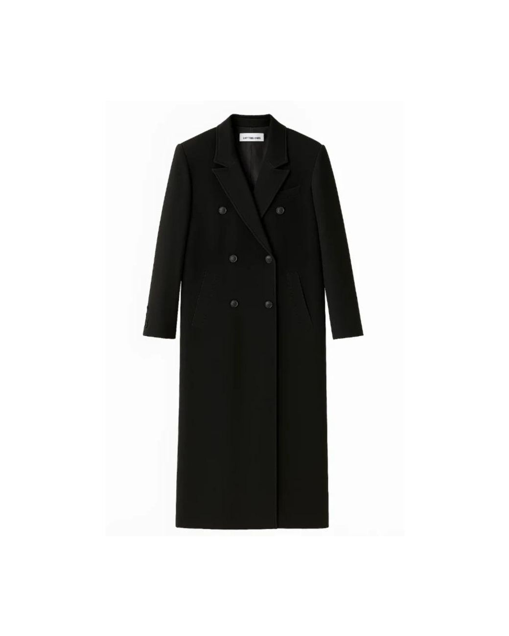 Double-Breasted Coats Opal Studio en coloris Black