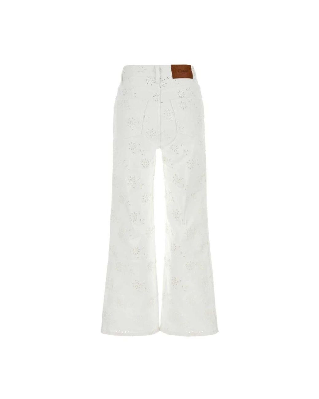 Chloé White Flare Jeans