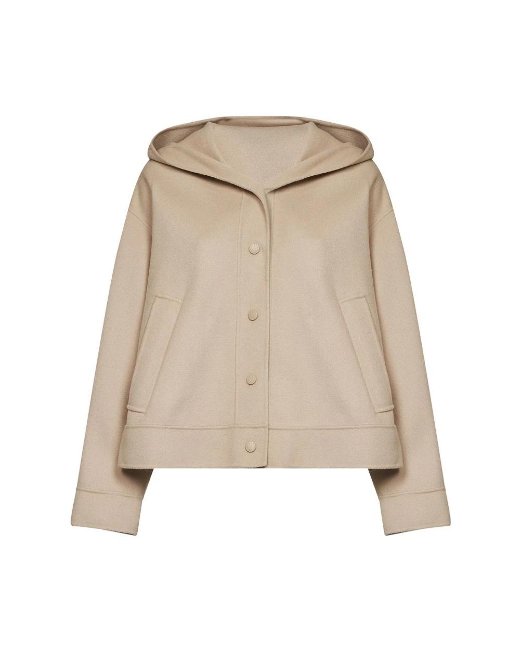 Weekend by Maxmara Wkdridente Jas in het Natural
