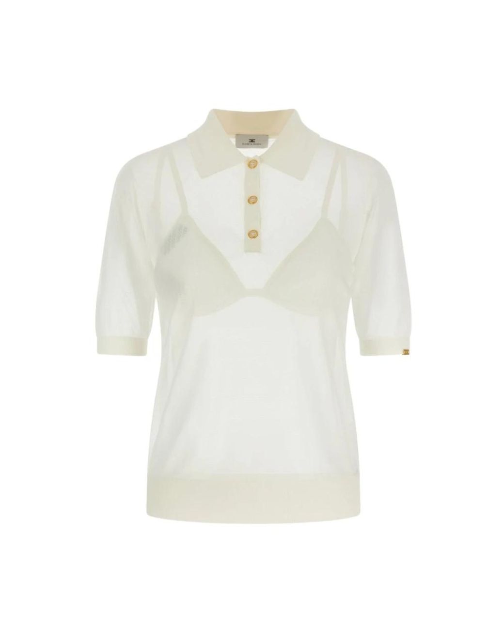 Elisabetta Franchi White Light Jackets