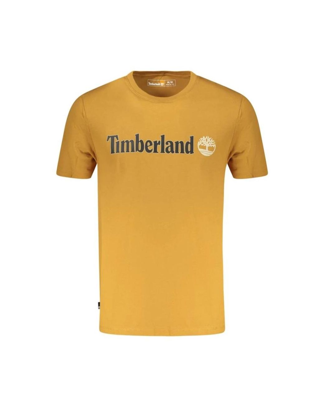 Timberland Yellow Marrone Cotton T-Shirt for men