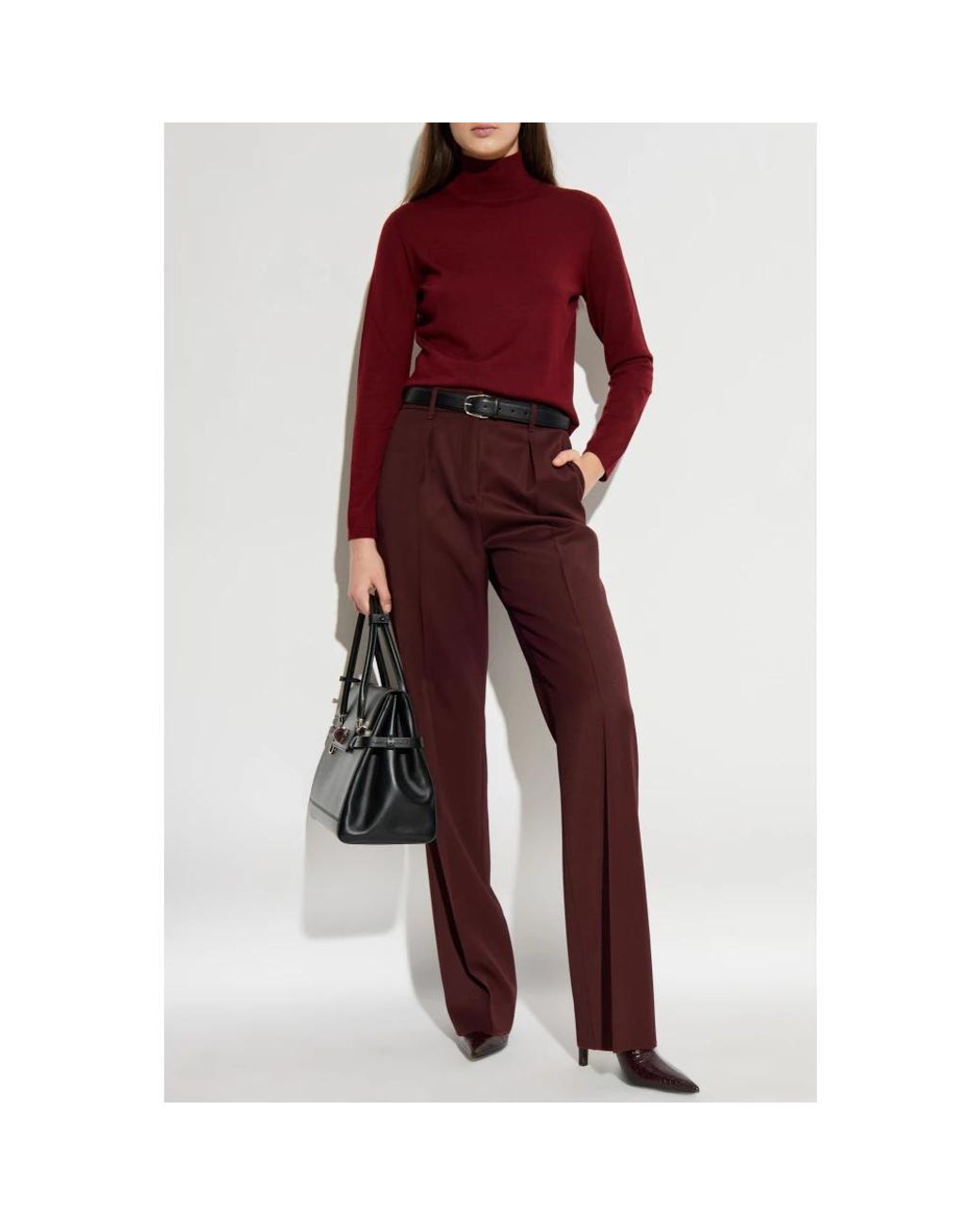Max Mara Red Cashmere Knitwear