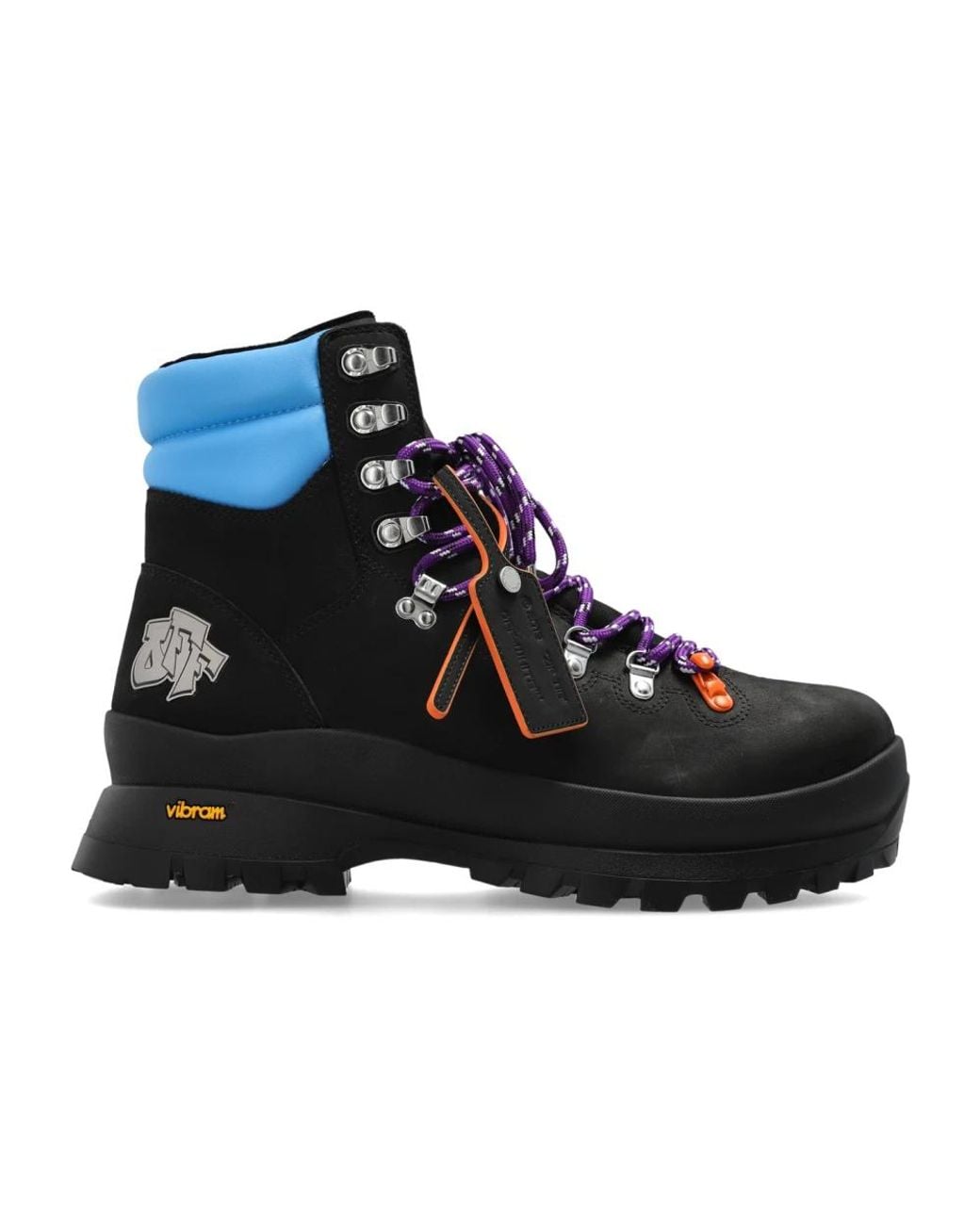 Off-White c/o Virgil Abloh Black Lace-Up Boots for men