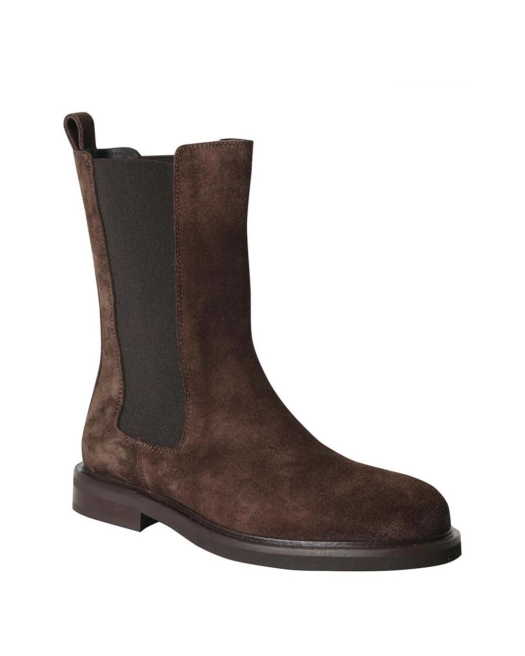 Poeve Brown Chelsea Boots