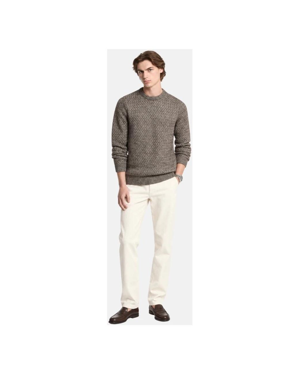 Michael Kors Gray Round-Neck Knitwear for men