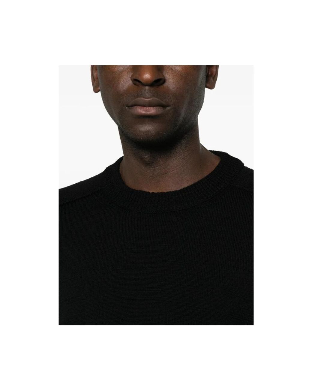 ATOMOFACTORY Rundhals-Pullover in Black für Herren