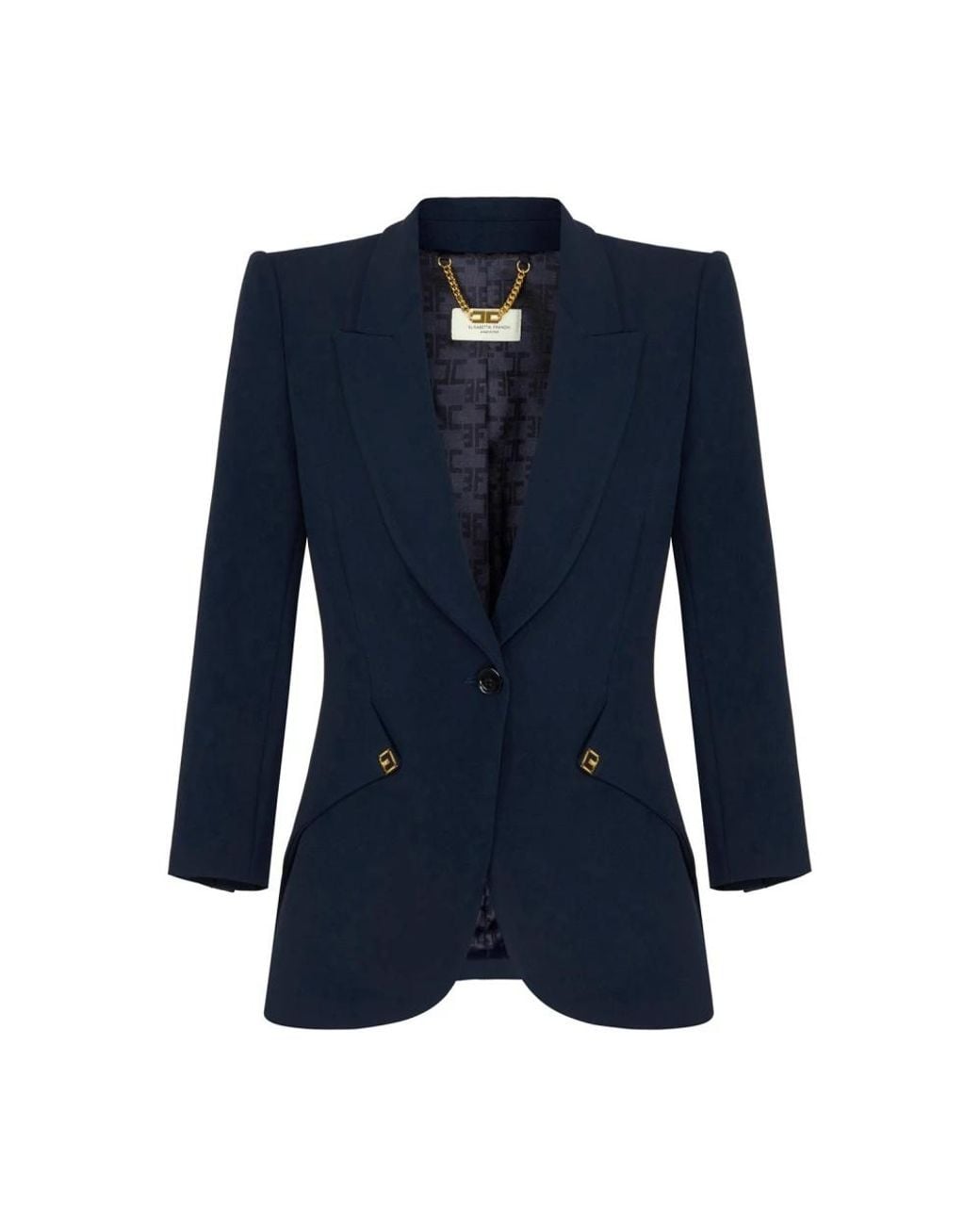 Elisabetta Franchi Blue Blazers
