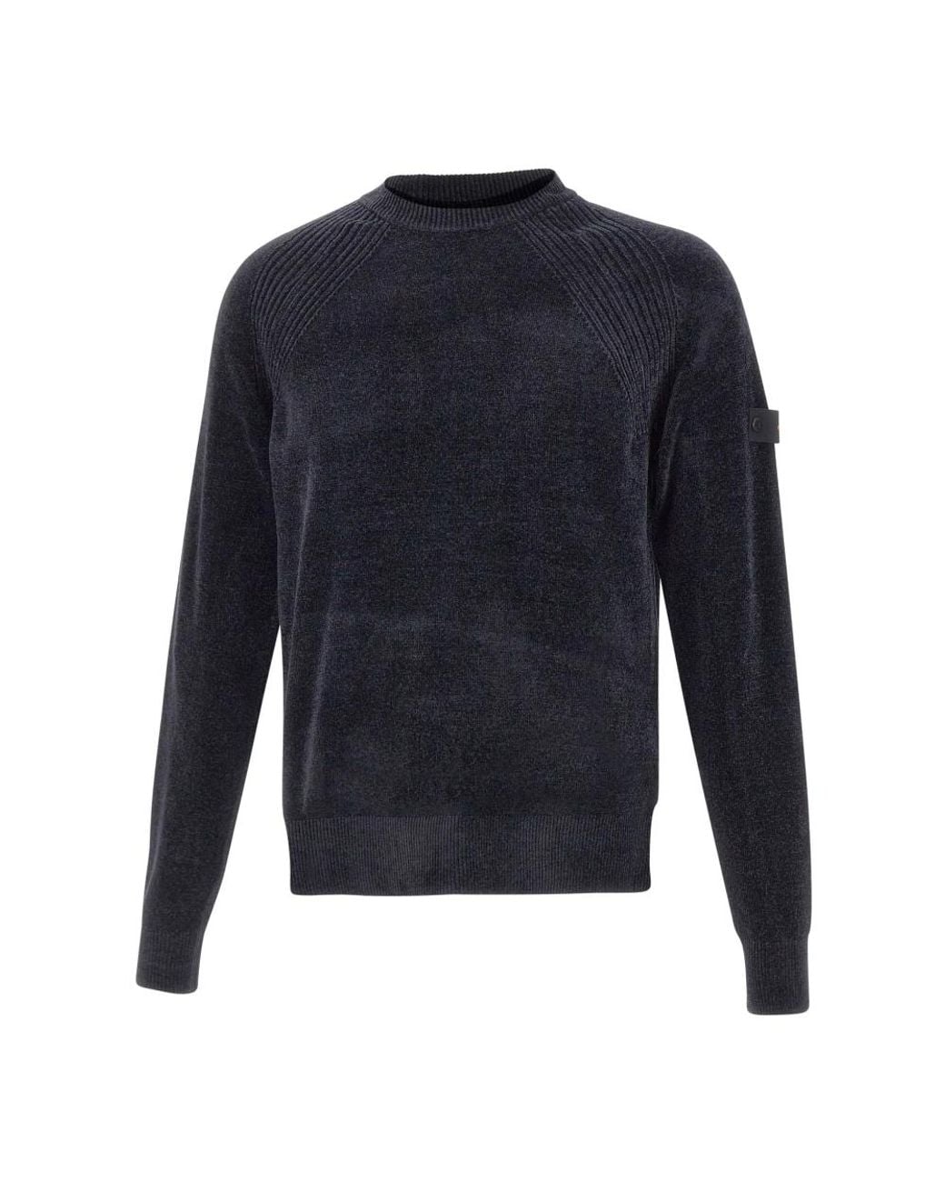 Peuterey Blue Round-Neck Knitwear for men