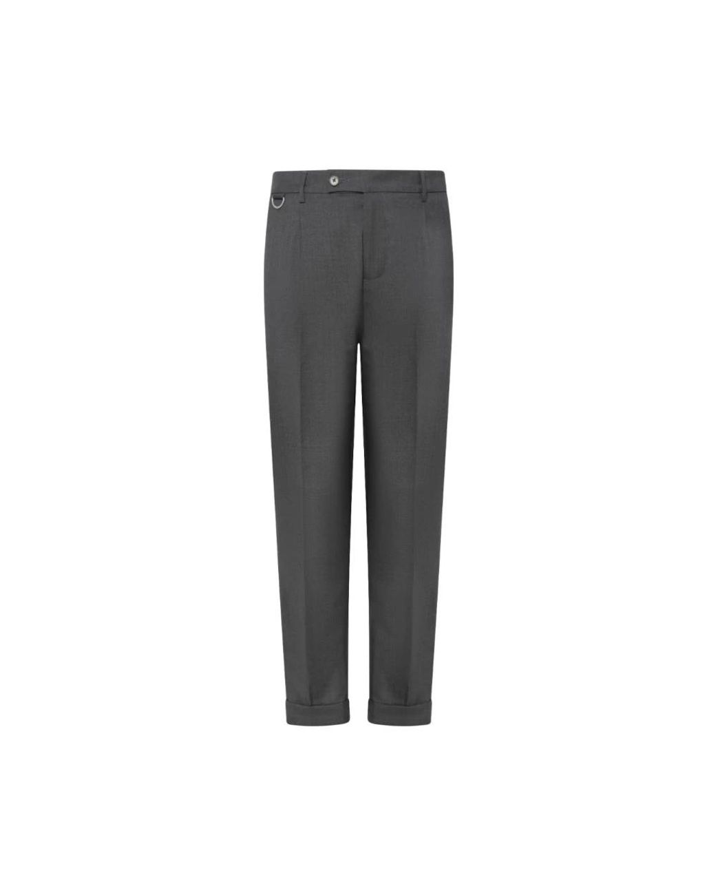 Low Brand Gray Suit Trousers for men