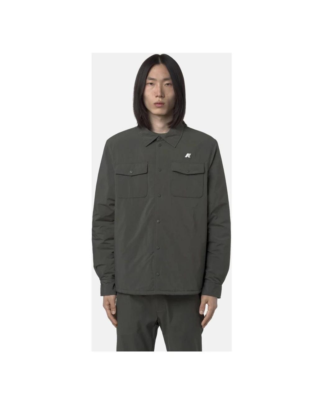 K-Way Gray Light Jackets for men