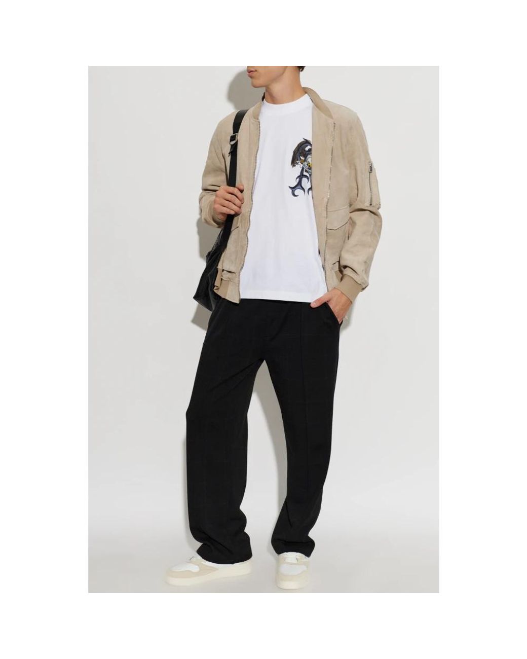 Leather Jackets AllSaints de hombre de color Natural