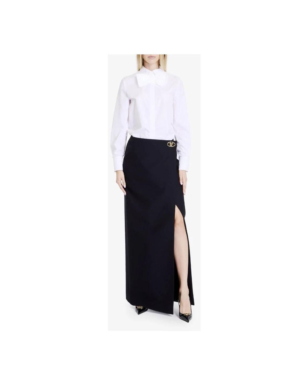 Valentino Garavani Black Maxi Skirts