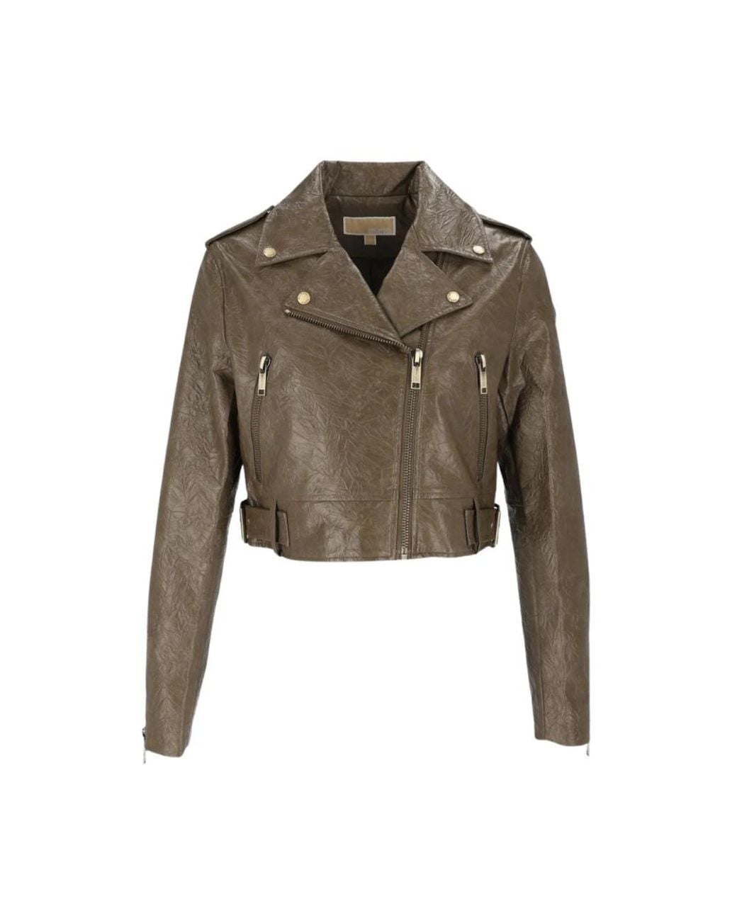 Michael Kors Green Leather Jackets