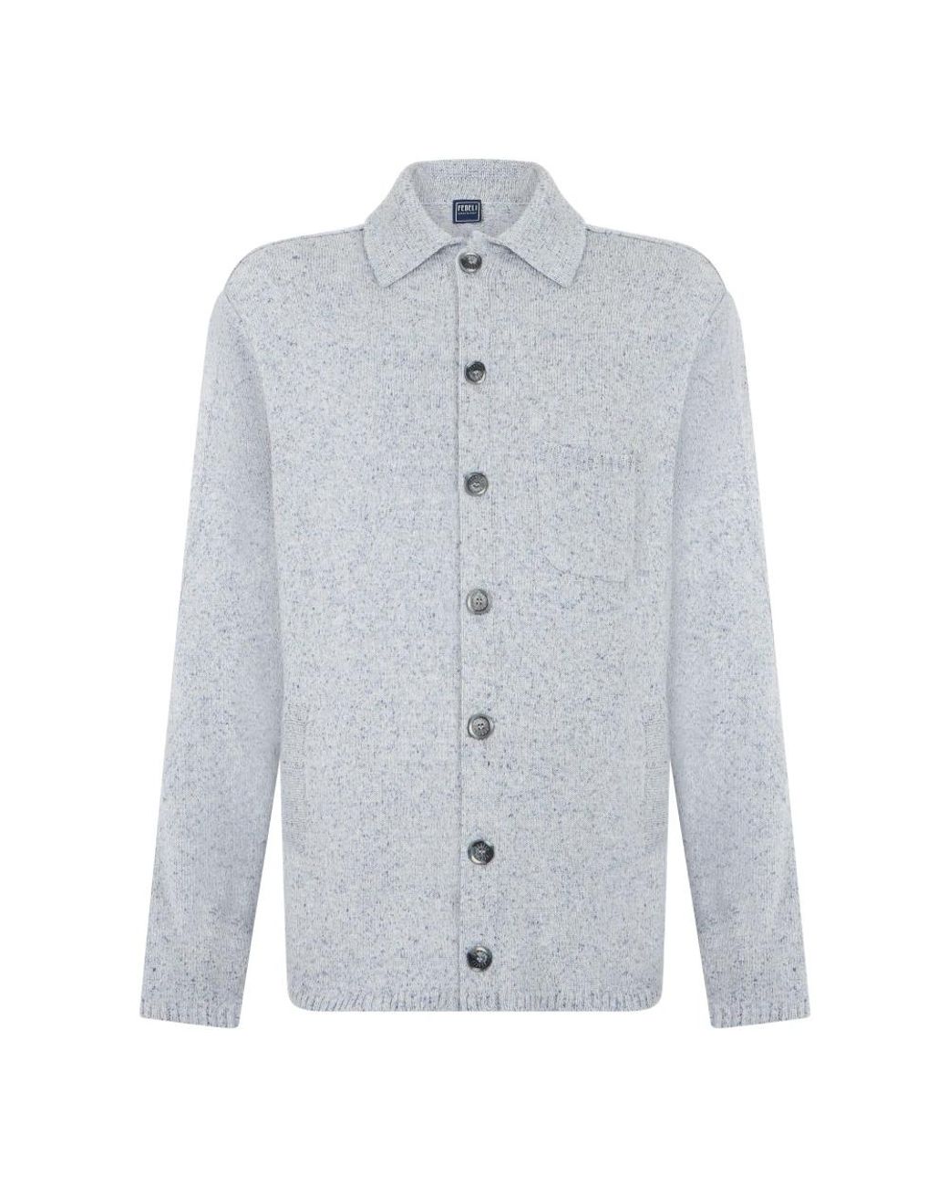 Fedeli Blue Cardigans for men