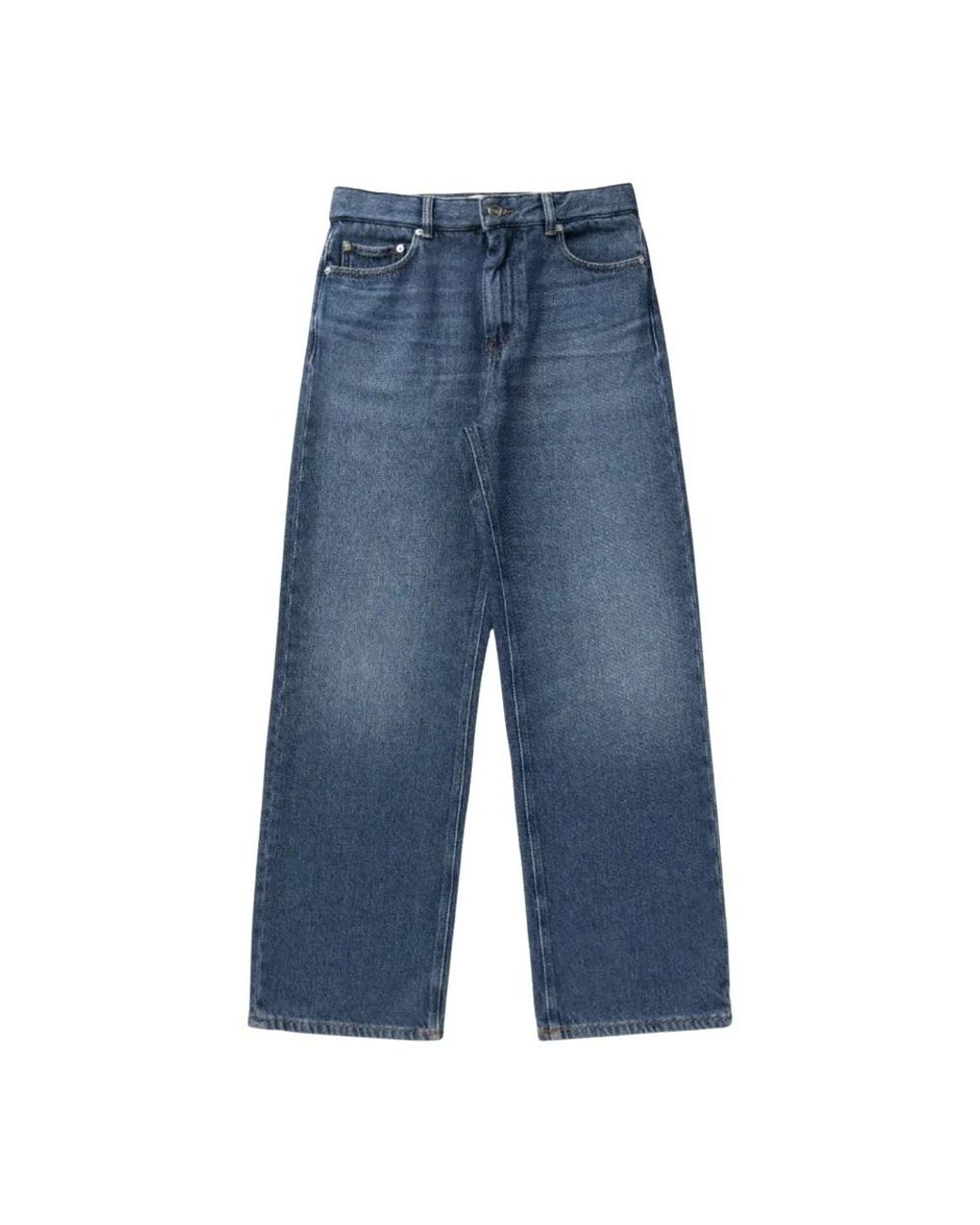 Ganni Blue Loose-Fit Jeans