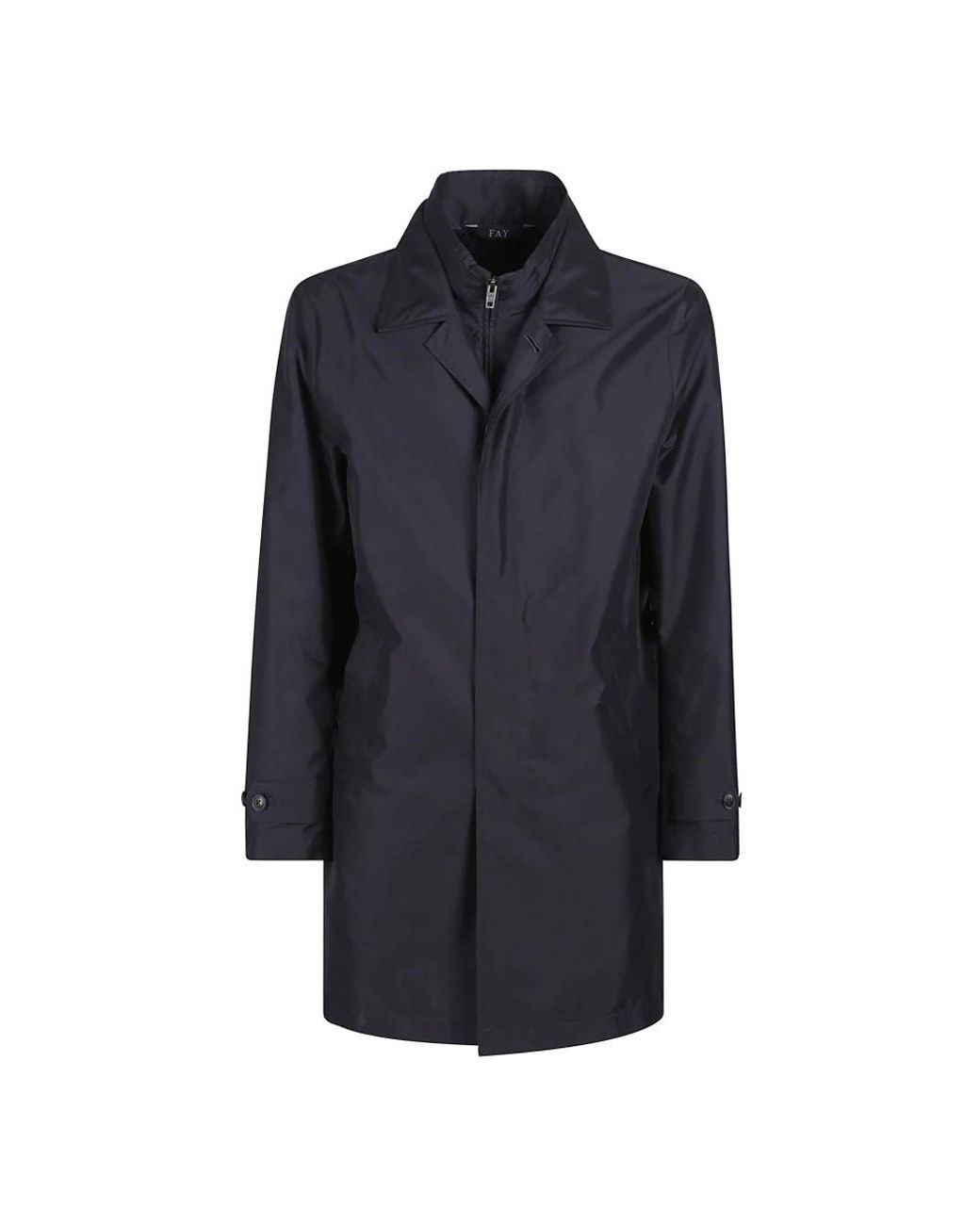Fay Jassen ,Zwart ,Double Front Jas Voor Ochtendstijl in het Blue voor heren