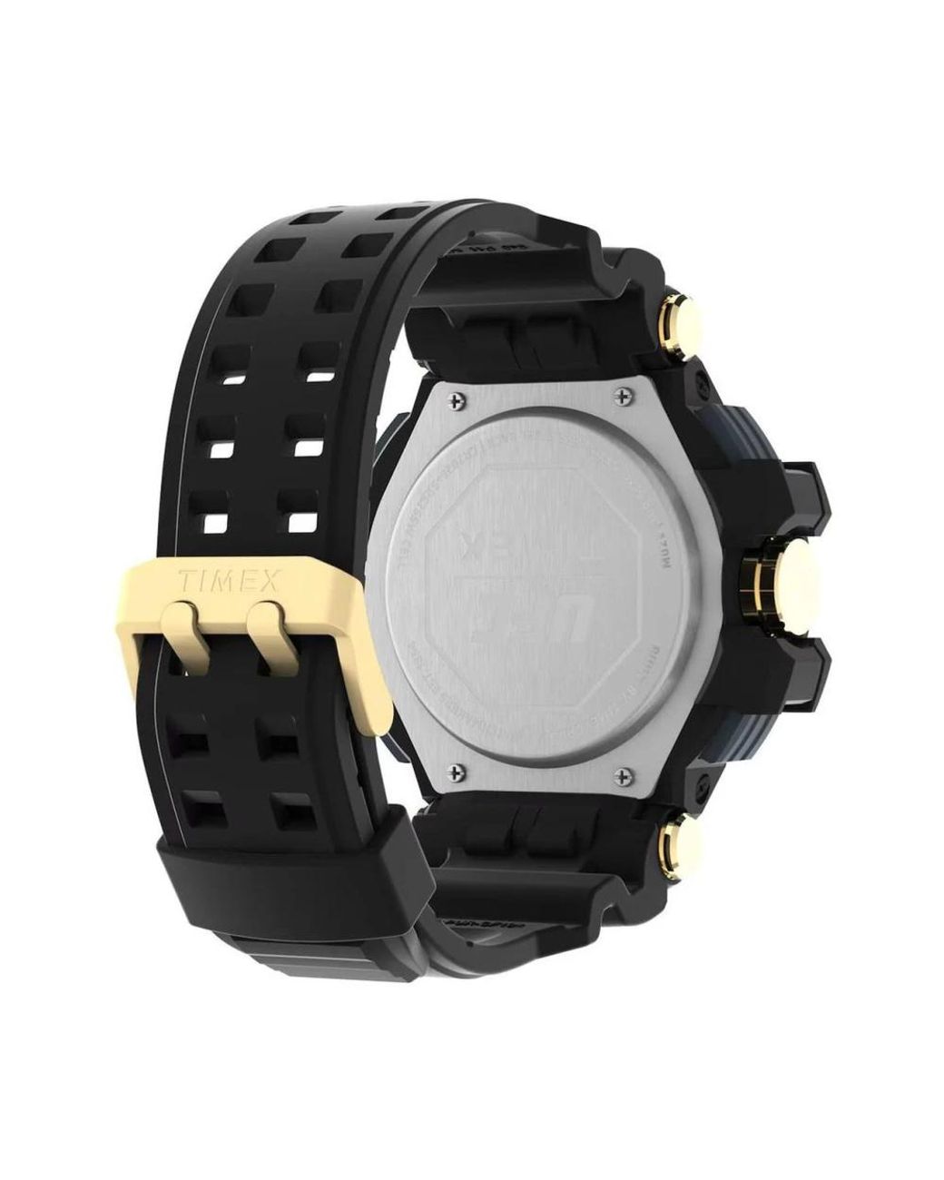 Timex Rubber Sport Watch in Black für Herren