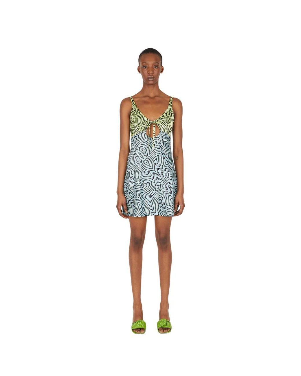 Maisie Wilen Blue Short Dresses