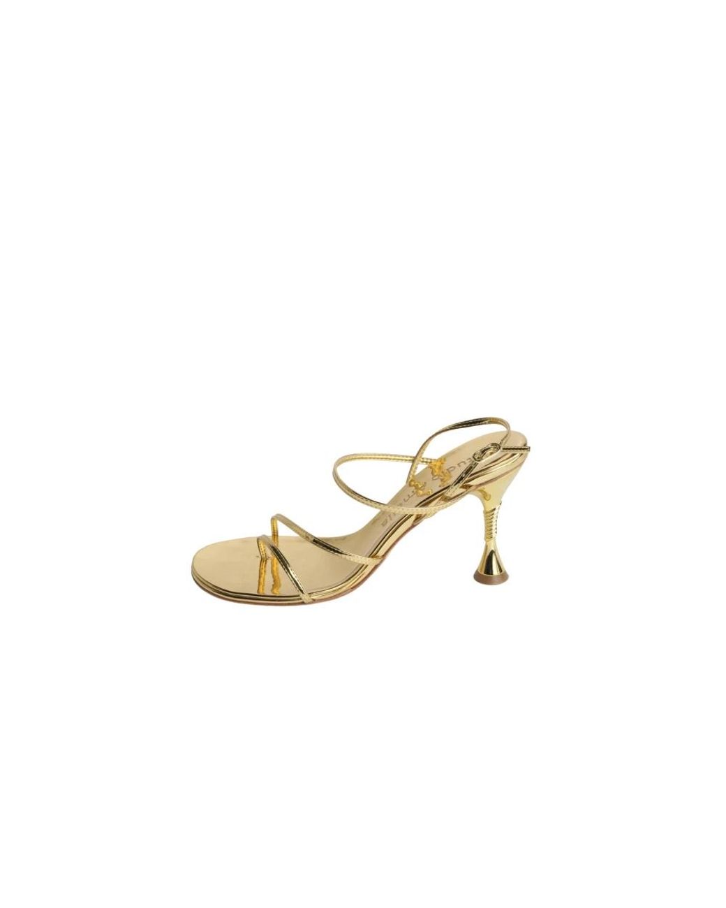 STUDIO AMELIA Metallic High Heel Sandals