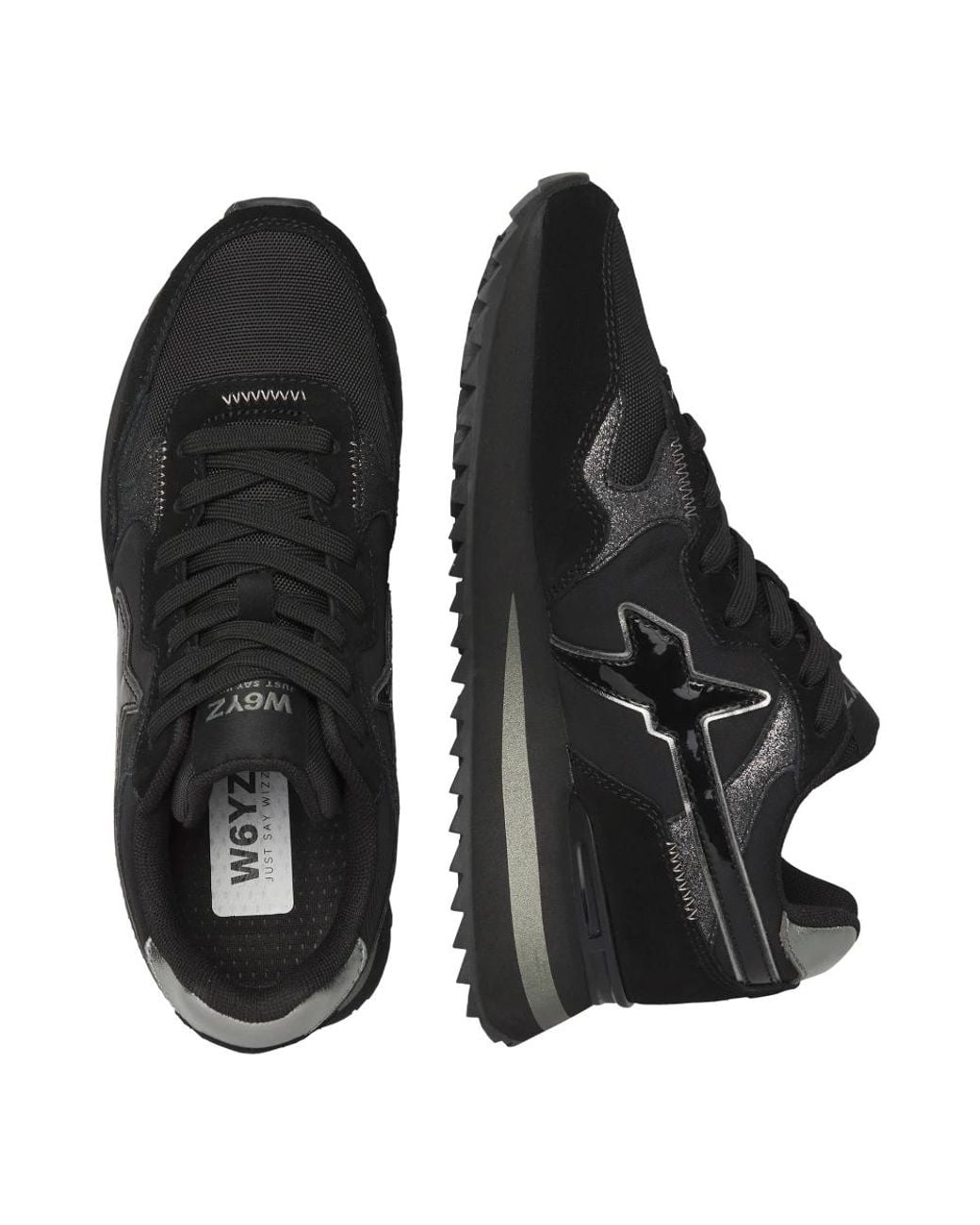 W6yz Black Sneakers